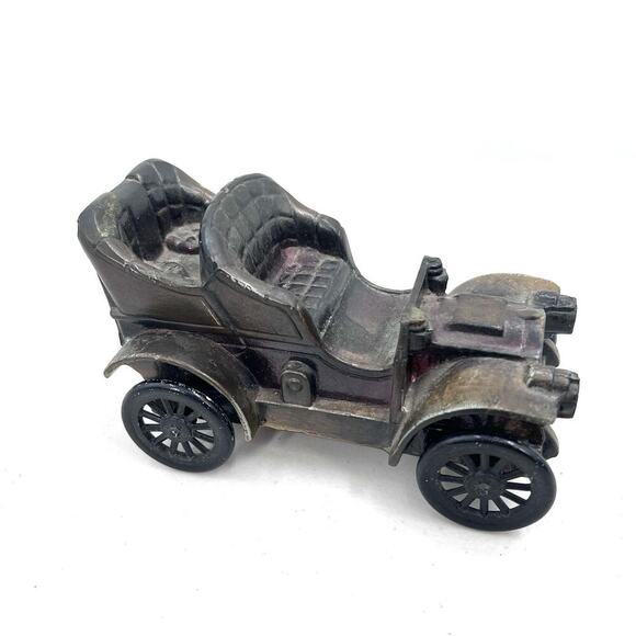 Lot Of 3 Vintage Banthrico Steam Train, Chevy, Oldsmobile Metal Coin Banks - Picture 6 of 13